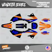 Graphics Kit for YAMAHA YZ125 (2022-2023) YZ 125 Vendetta Series - Orange
