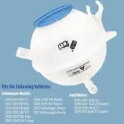 Radiator Coolant Overflow Reservoir Expansion Recovery Tank for Select VW/Audi