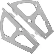 HIAKDOFT 1pair Stainless Steel Replacement Hinges for Frame Shoe Cabinet Single Layer Shoe Rack Hardware -Saving Design and Organization
