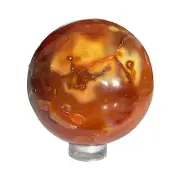 Carnelian Sphere - Stand Included - A