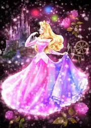 TENYO Glitter of love Sleeping Beauty 266pcs 18.2x25.7cm Jigsaw Puzzles
