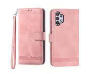 Flip Leather Wallet Case for Samsung Galaxy A32 5G (Not for 4G) - Pink