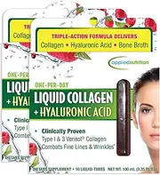 Applied Nutrition Liquid Collagen + Hyaluronic Acid 10 Count (Pack of 2)