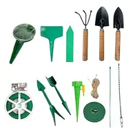 Potting Moss Sticks Set,Plant Support Stakes Accessories Kit - Hole Puncher, Planter, Cable Tie, Seedling Lifter, Twine for Creeper, Vegetable
