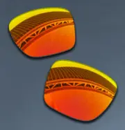 Fire Red POLARIZED Replacement Lenses for Oakley Sylas OO9448 57mm Sunglasses