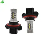 New For Polaris Outlaw 450 MXR 2x 80W LED Headlights Bulb 2009-2010