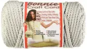 Pepperell 6mm Bonnie Macramé Craft Cord, 100-Yard, Shadow Gray