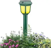 Pathway Lights Solar Powered,2X Solar Powered Animals Prevention Light for Pathway | Soft Illumination Lamp with Humane Ultrasonic Warning for Farmland Orchard Squirrel