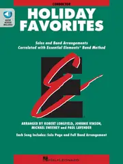 Essential Elements Holiday Favorites: Conductor Book with Online Audio