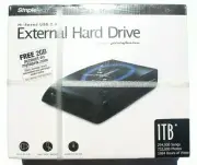 Sealed SimpleTech External Hardrive High Speed USB 2.0 / 1TB