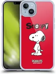Head Case Designs Officially Licensed Peanuts Snoopy Characters Soft Gel Case Compatible with Apple iPhone 14 Plus