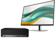 HP Elite Small Form Factor 800 G9 Desktop PC + HP Series 5 Pro 23.8 inch FHD Monitor - 524pf