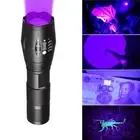 UV Ultra Violet Light & Flashlight Blacklight 2 Mode Zoom Torch Inspection Lamp