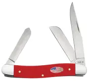 Case xx 'American Workman' Stockman 73931 Carbon Steel Red Synthetic PocketKnife