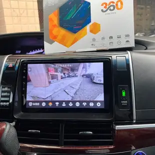 台中店面外掛式360環景Toyota Previa 四錄行車紀錄器MBQ 進化版 3D 360度 環景輔助系統