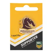 50 x Brisbane Broncos NRL Logo Lapel Pins Metal Badges