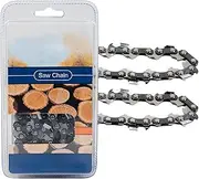[Jeremywell] 18 Inch 62 Drive Links Chainsaw Chain Blade 3/8" LP Pitch 0.050'' Gauge, Fits Craftsman, Ryobi, Homelite, Poulan Pro, Husqvarna, Stihl, Echo (2 Pack)