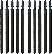 EMSea 10pcs T318A T-Shank Jigsaw Blades 132 High Speed Steel for Wood Metal