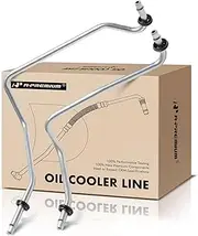 A-Premium Automatic Transmission Oil Cooler Line Hose Assembly Compatible with Ram 1500 2011-2018, 2500 2011-2013, 3500 2011-2013, 1500 Classic 2019, 3.6L 3.7L 4.7L 5.7L