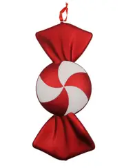 Christmas Tree Ornaments Lolly Red and white 41cm