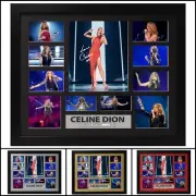 Celine Dion Signed Framed Memorabilia Limited Ed V2 - Multiple Variations