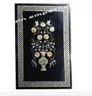 3'x2' black Marble Table Top Coffee Center Inlay mop wall decor panel room decor