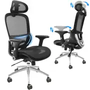 VEVOR Ergonomic Office Chair Mesh Computer Desk Chair Back Lumbar Head Support