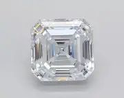 Genuine CVD 5 Ct Asscher Cut, Lab-Grown Diamond,D Color VVS1 Clarity Certified