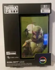 Seagate FireCuda External Gaming Hard Drive 2TB -Star Wars Boba Fett - NEW