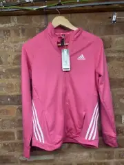 Adidas Girls Pink 3S Track Top Jacket Size 14-15 years - NEW