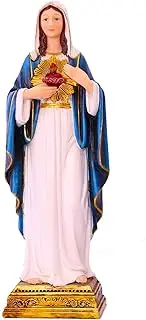 Virgin Mary Statue Sacred Heart Figure Resin Sculpture Savior Figurine Catholic Religious Gift Home Chapel Decoration