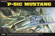 Academy 1/72 P-51C Mustang Plastic Model Kit [12441]