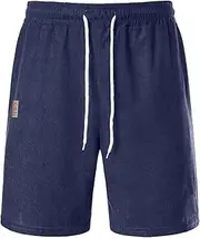 [ZOXOZ] Corduroy Men's Shorts Summer Men's Shorts Elastic Waist with Pockets