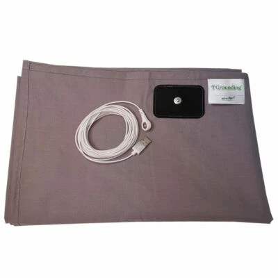 Grounding Sheet | One Size Fits All Dark Grey Organic Cotton | Straps Included