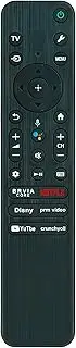 RMF-TX810U Replace Voice Remote Commander fit for Sony Bravia 4K Ultra HD HDR Smart TV Series A80L/X80L/X85L/X90L/X95L (2023)