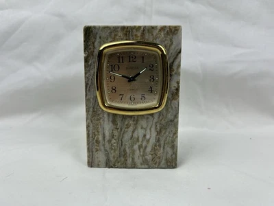 J.C Walsh & Sons Connemara Marble Desk Wind Up Clock