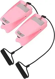 Portable Design Stair Stepper, Stepper Exercise Machine, Fitness Steppers with Resistance Bands, Full Body Workout Stepper 20x33x14.5cm for Home, Indoor, Outdoor, Pink, Blue Color