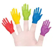 Archie McPhee Rainbow Hand Finger Puppet