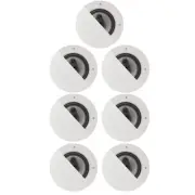 Acoustic Audio CSic64 Frameless In Ceiling Speakers with 6.5" Woofers 7 Pack