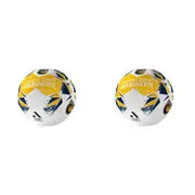 2PK A-League Central Coast Mariners A-League Soft PVC Soccer Ball Size 1 Yellow