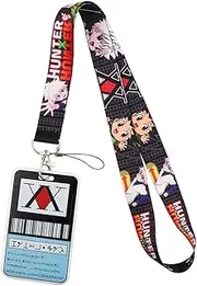 Kivenda Hunter X Hunter Lanyard Keychain with Card Holder – Neck Strap for ID Cards, Badge Holders and Mobile Phones (Style B), AMZ00022