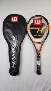 Wilson Hammer HTour Tennis Racket (T7536) w/ Cover - 4 3/8 in, Unstrung, OS