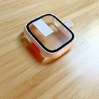 White Full Cover Case Screen Protection for Apple Watch Series 7 8 9 41mm
