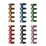 5-Hole Loose Binders Binding Spines Clip for Notebook Photo