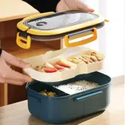 Double-Layer Lunch Box Portable Compartment Fruit Food Box Microwave Lunch Box