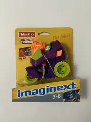 NEW 2008 Imaginext DC Super Friends The Joker Hammer Car Figure Set Fisher-Price