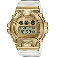 在飛比找森森購物網優惠-CASIO G-SHOCK 霸氣時尚金色鋼 G運動錶-(GM