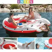 Intex Inflatable Island Float Marina Breeze Raft Ride On Water River/Pool 259cm