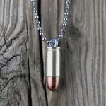 美國 BULLET 9MM 手槍子彈項鍊（金屬復古個性潮流潮男潮牌造型合金質感項鏈潮項鍊 男生男性男士中性女生 男 女