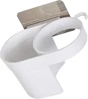 BELLIFFY Bathroom Wall Hair Dryer Rack Hair Dryer Holder Self Adhesive Wall Mount